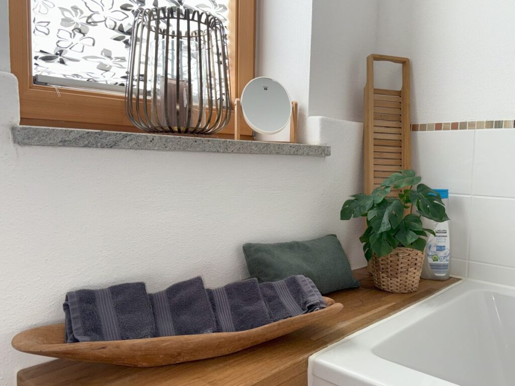 Badewanne Ferienwohnung Brunnen Allgäu