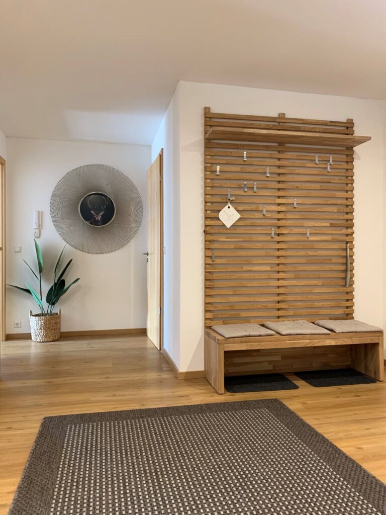Geräumiger Flur Ferienwohnung Brunnen